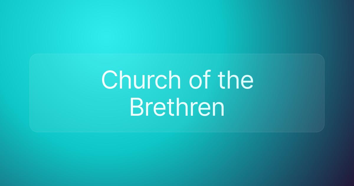 Church of the Brethren