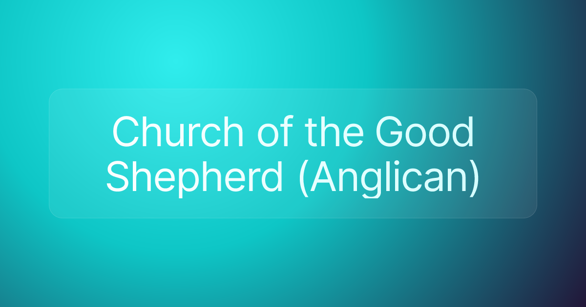 Church of the Good Shepherd (Anglican)