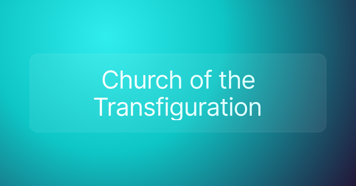 Church of the Transfiguration