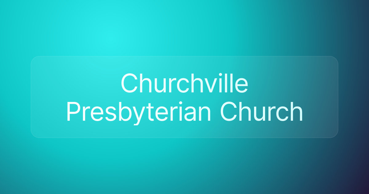 Churchville Presbyterian Church