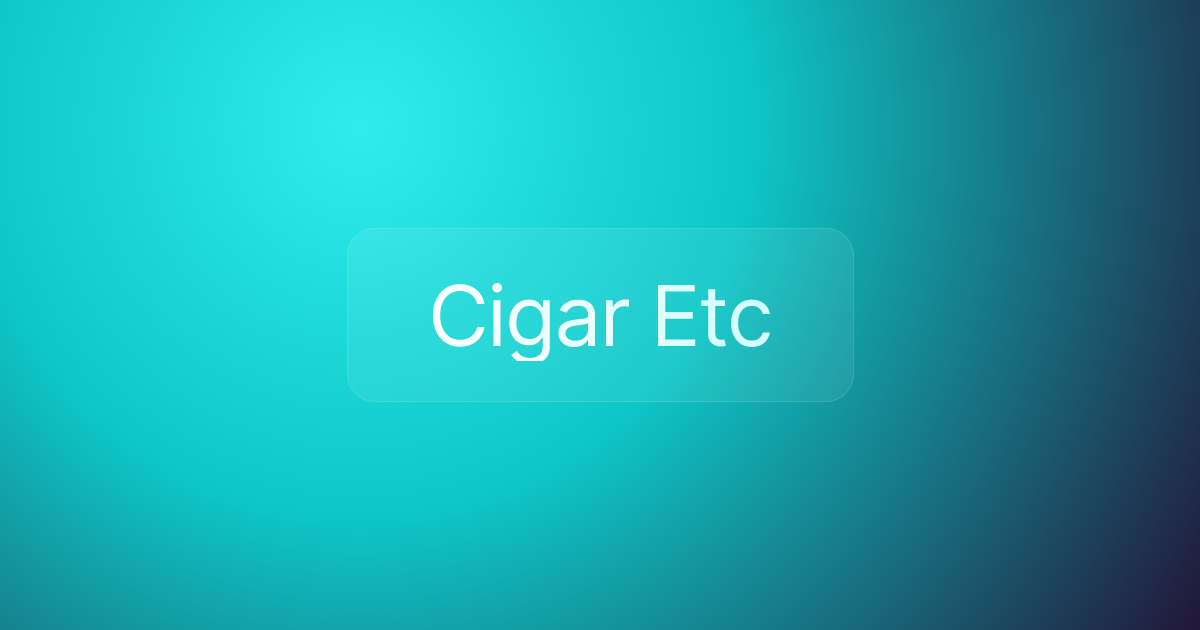 Cigar Etc