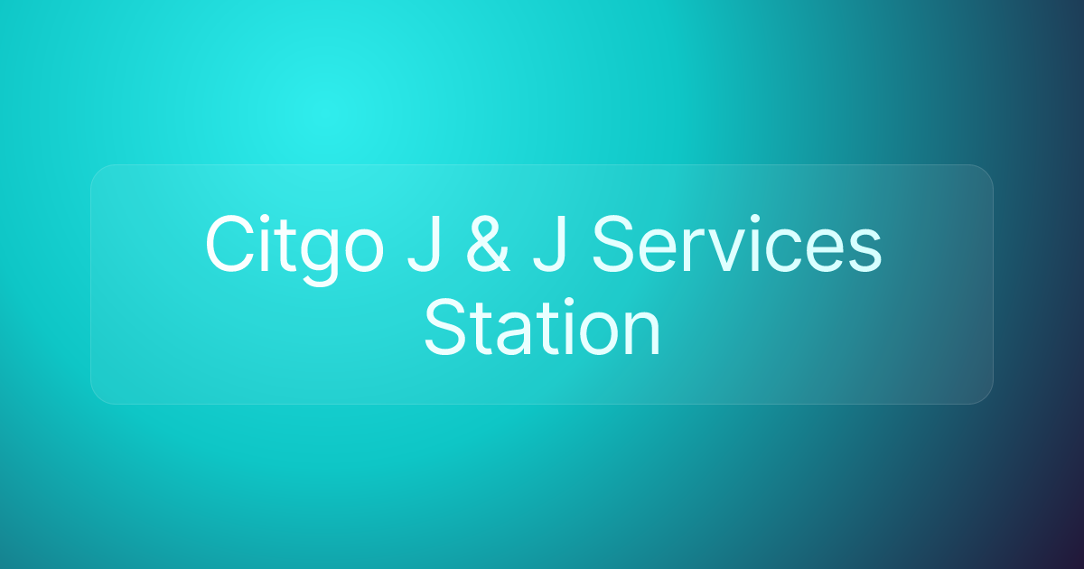 Citgo J & J Services Station