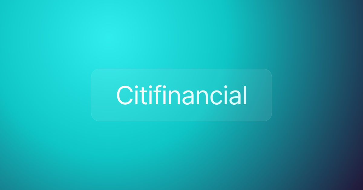 Citifinancial