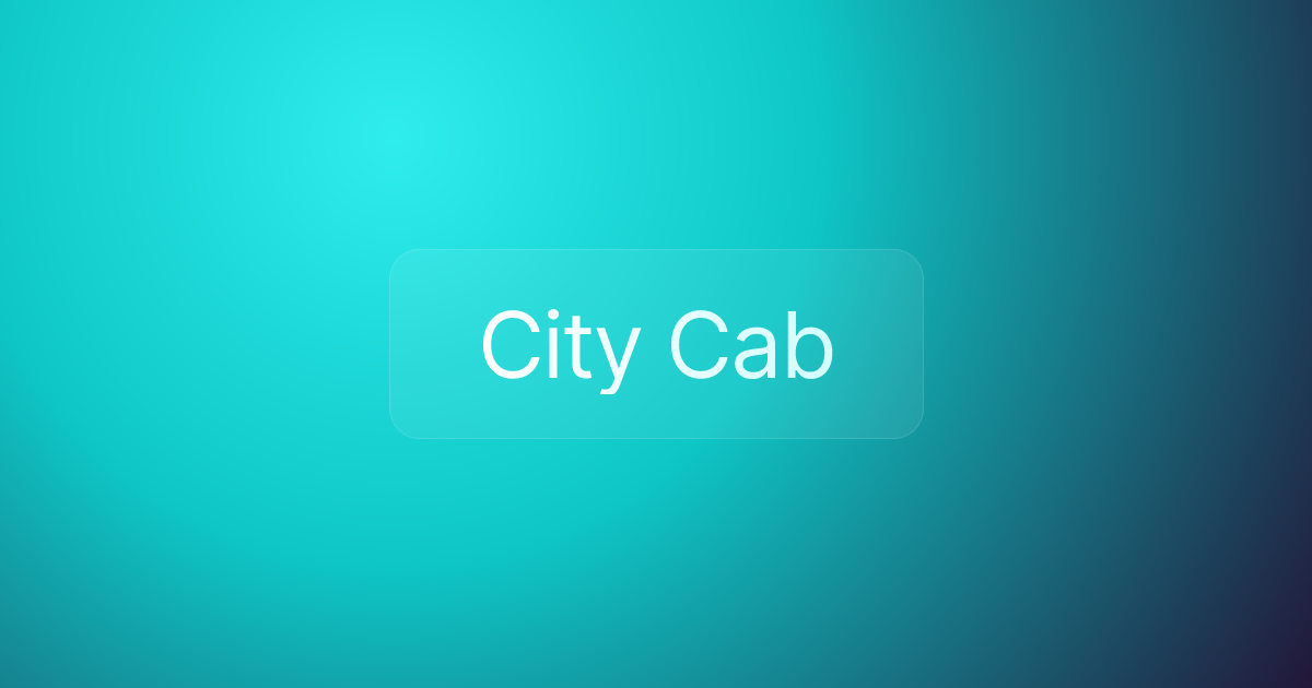 City Cab