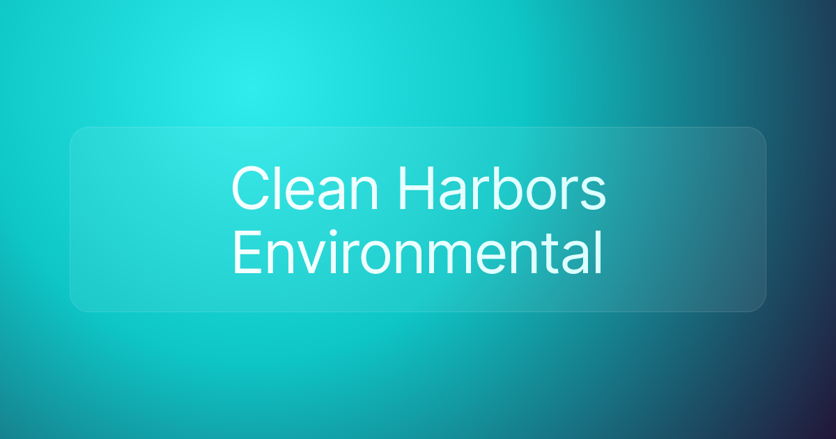 Clean Harbors Environmental