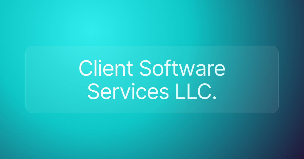 Client Software Services LLC.