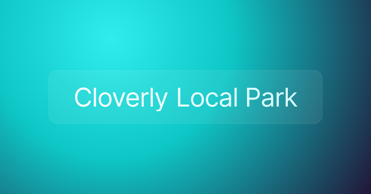 Cloverly Local Park