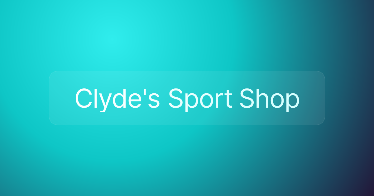Clyde's Sport Shop