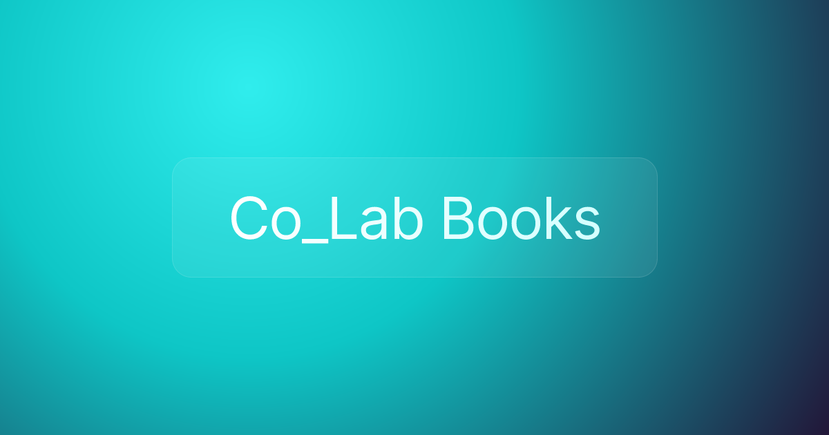 Co_Lab Books