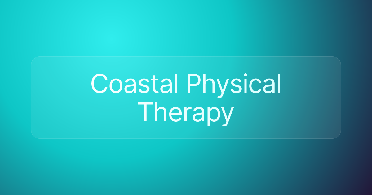 Coastal Physical Therapy