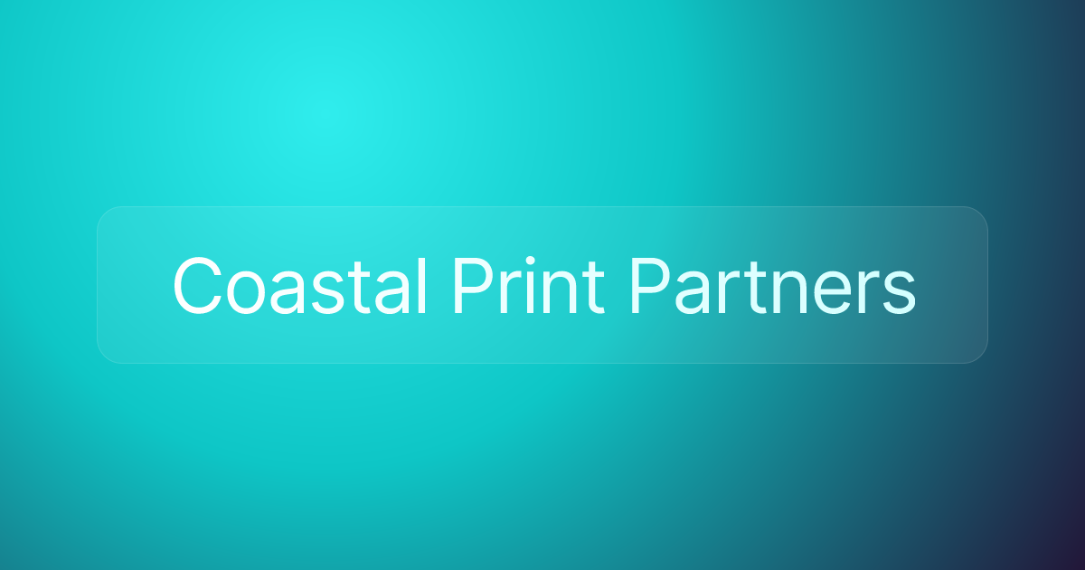 Coastal Print Partners