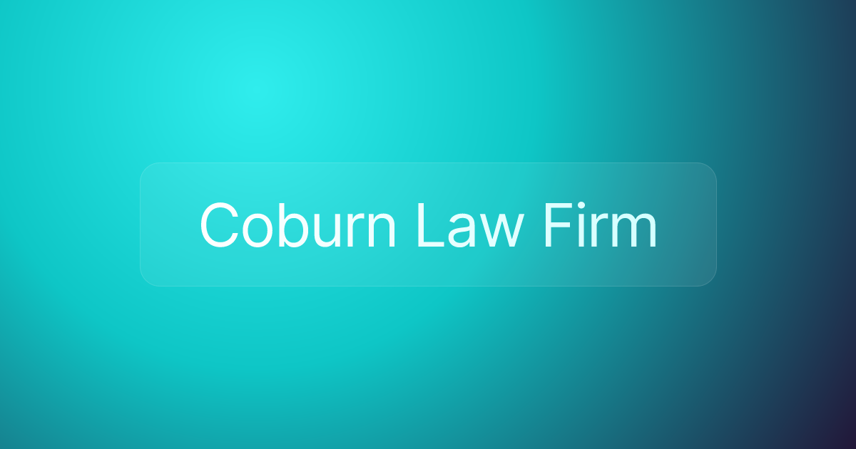 Coburn Law Firm