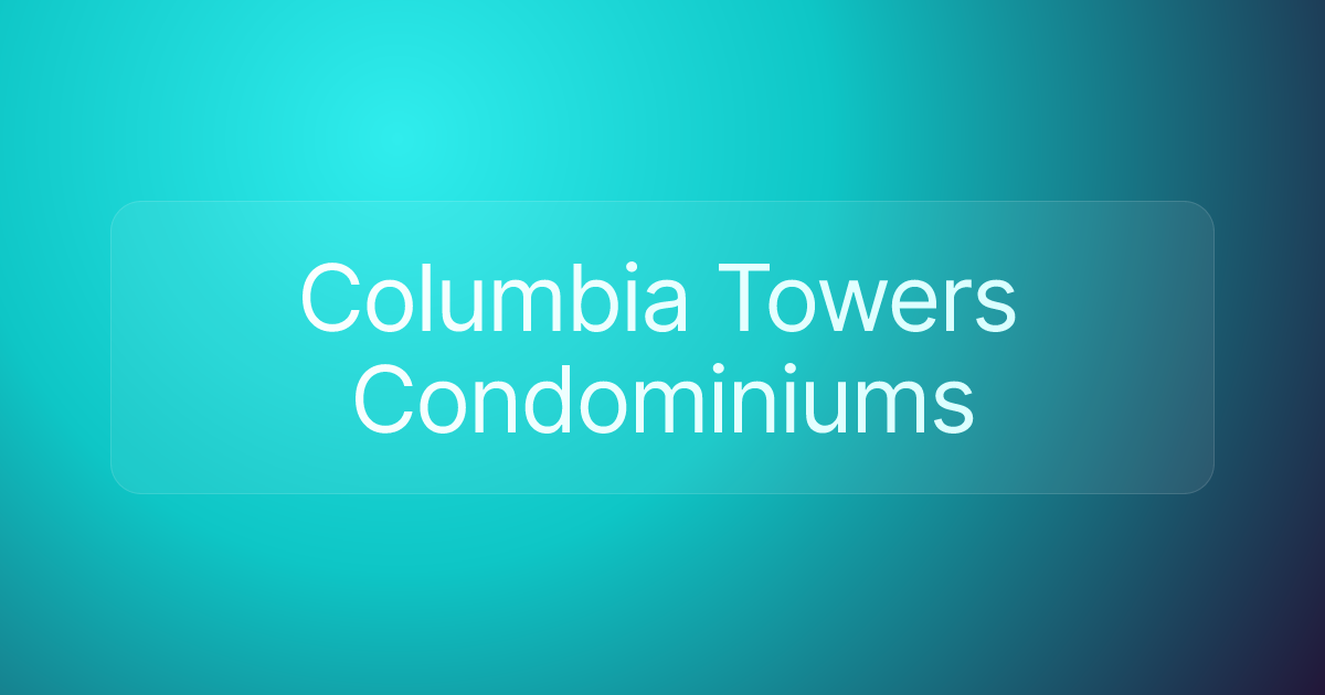 Columbia Towers Condominiums