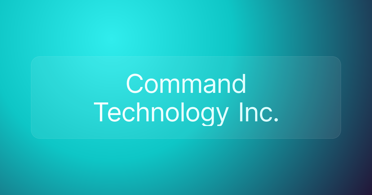 Command Technology Inc.