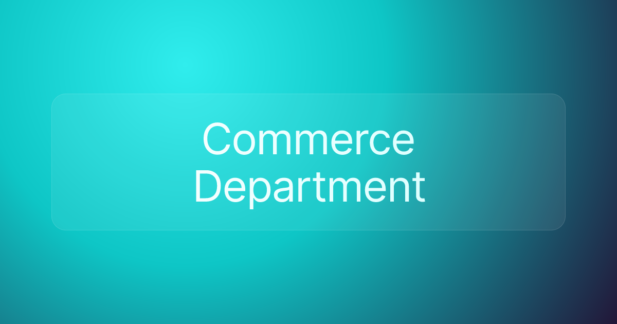 Commerce Department