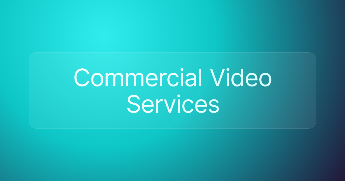 Commercial Video Services