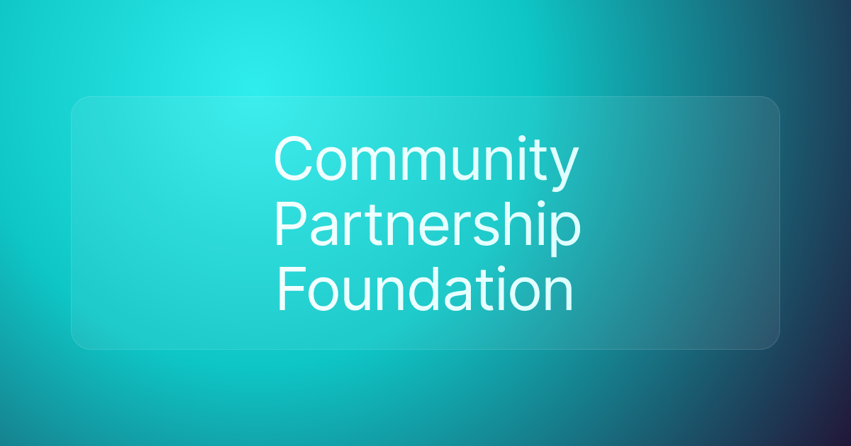 Community Partnership Foundation