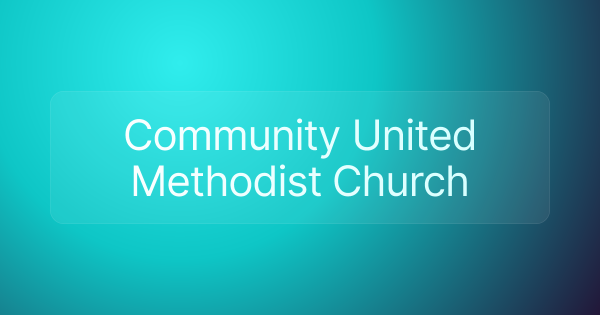 Community United Methodist Church