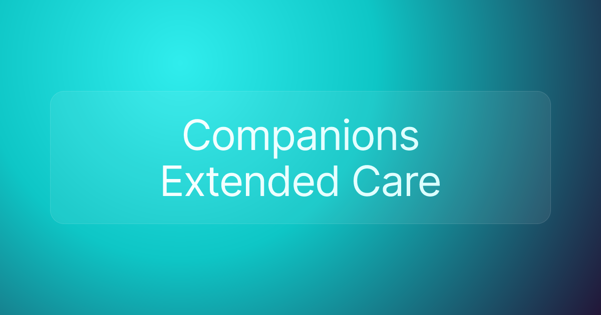 Companions Extended Care