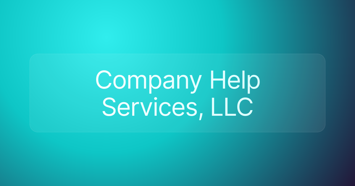 Company Help Services, LLC