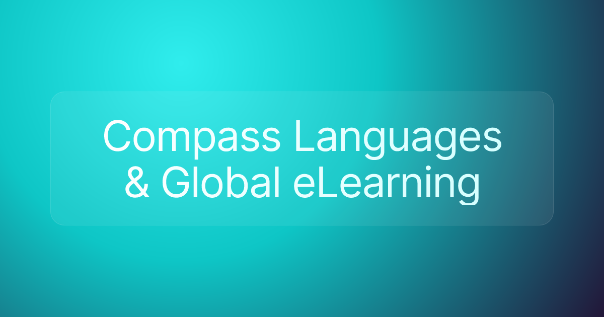 Compass Languages & Global eLearning