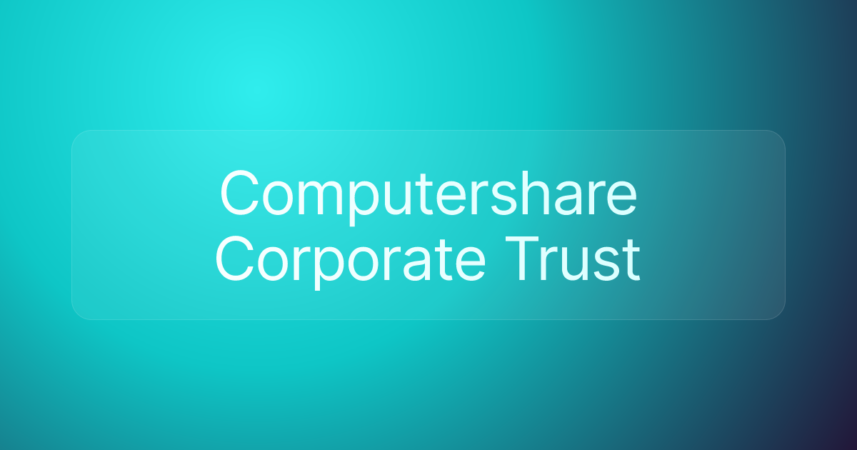 Computershare Corporate Trust