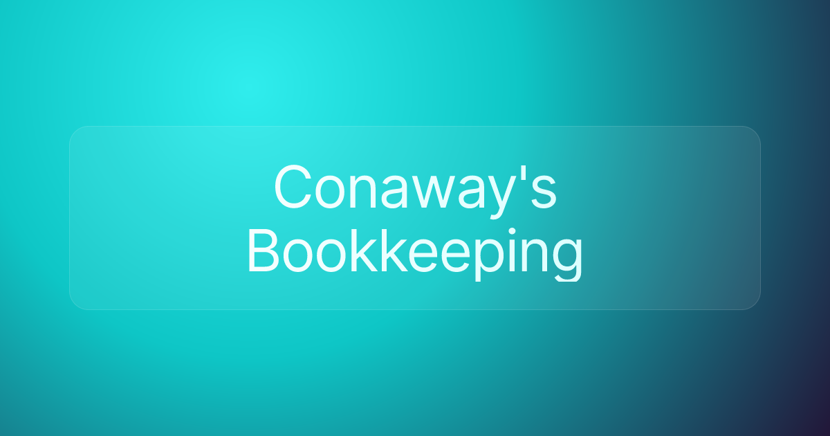 Conaway's Bookkeeping
