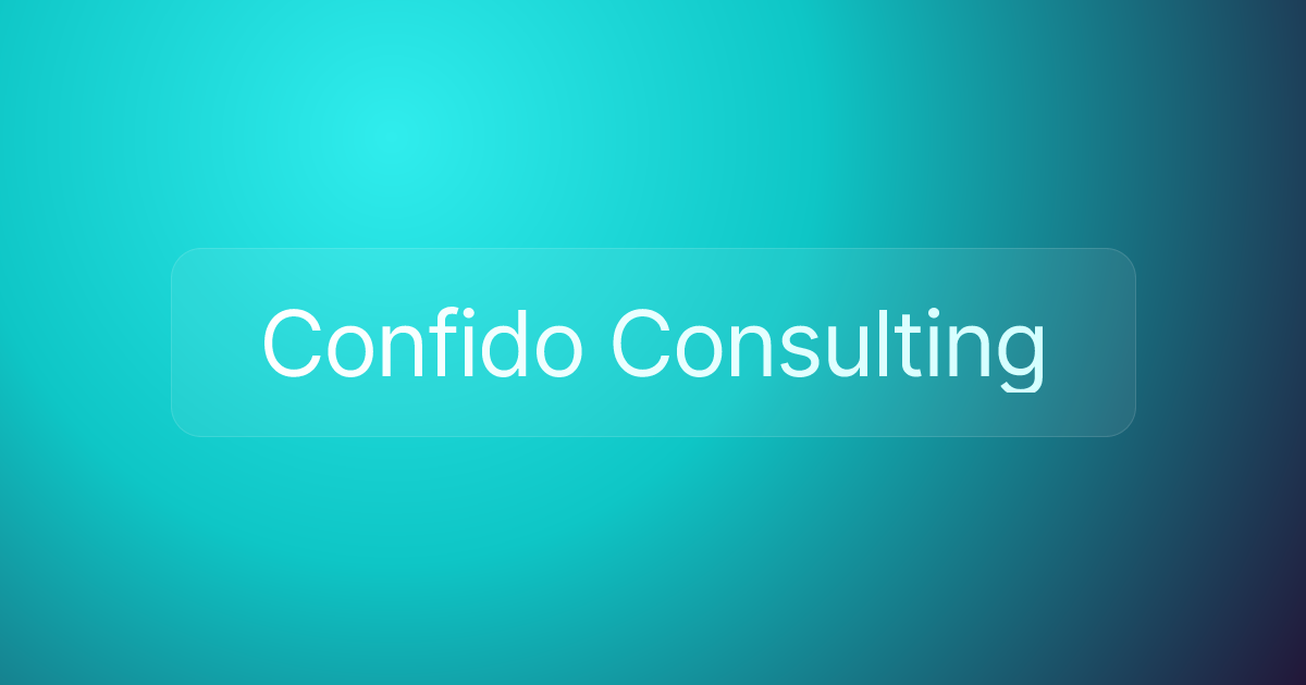Confido Consulting