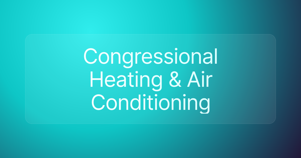 Congressional Heating & Air Conditioning