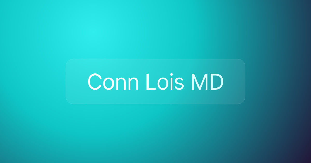 Conn Lois MD