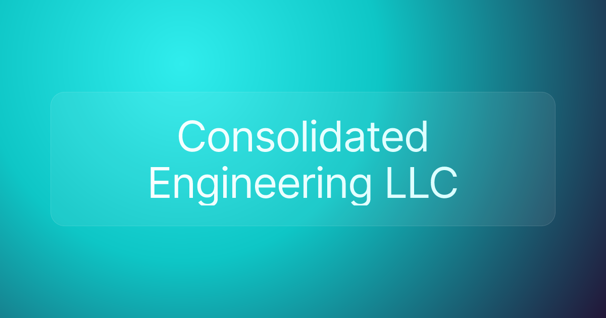 Consolidated Engineering LLC