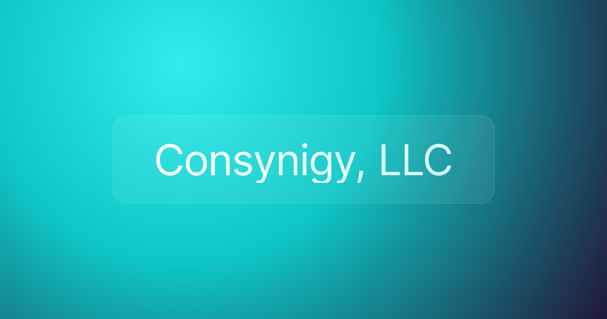 Consynigy, LLC
