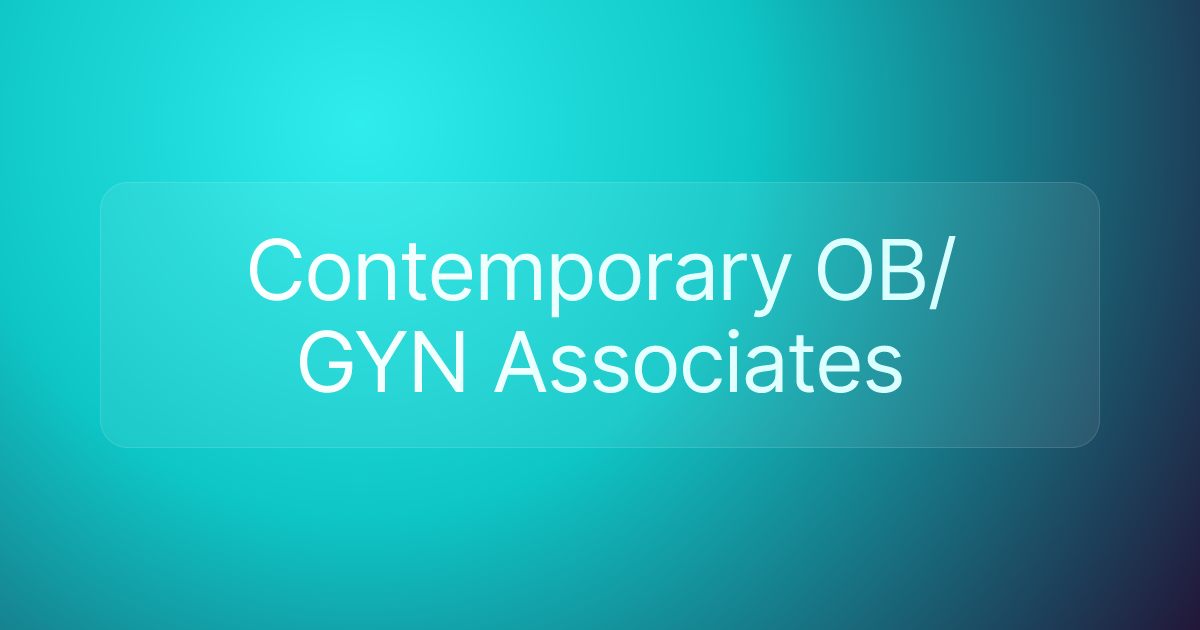Contemporary OB/GYN Associates