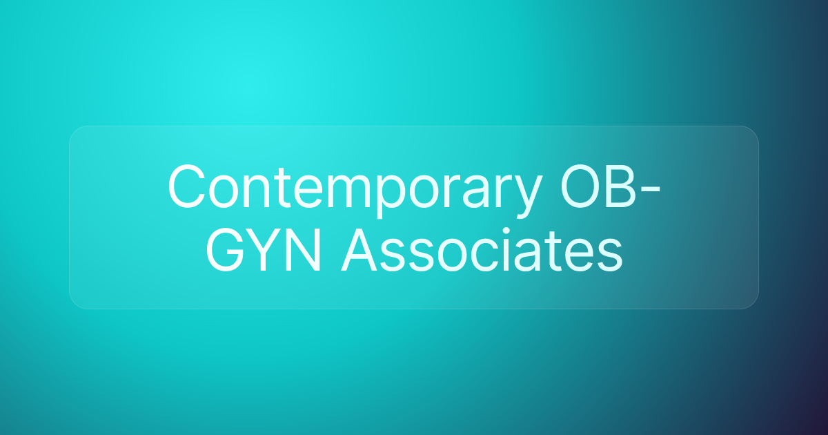 Contemporary OB-GYN Associates