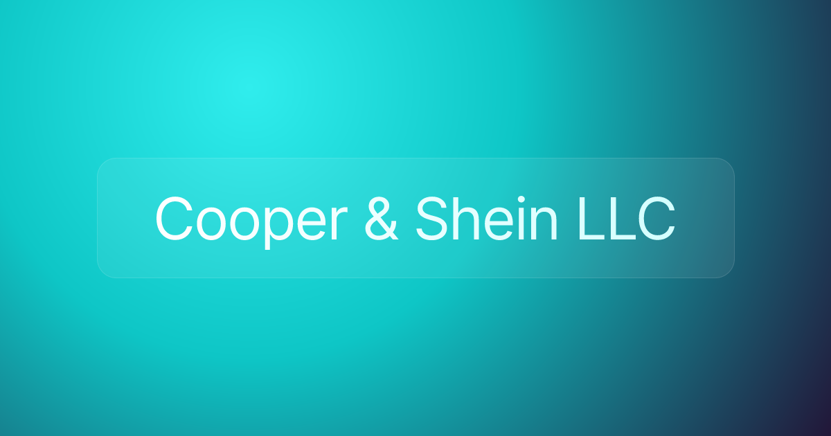 Cooper & Shein LLC