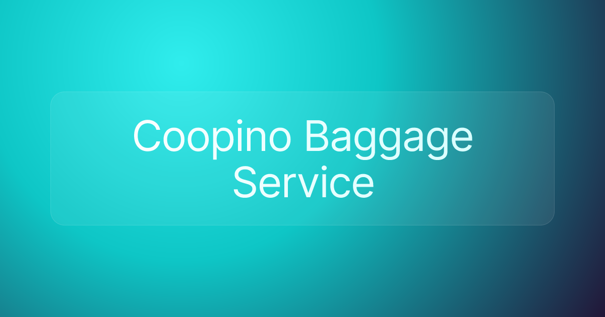 Coopino Baggage Service
