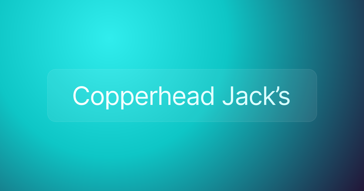 Copperhead Jack’s