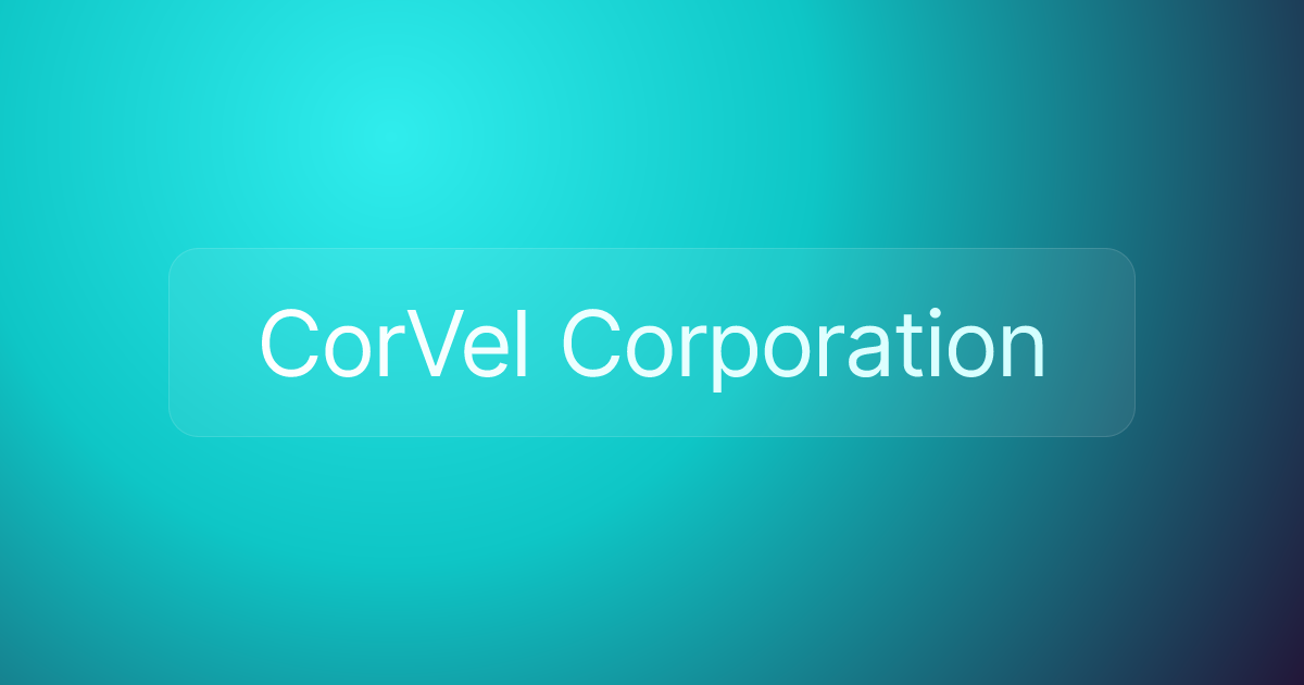 CorVel Corporation