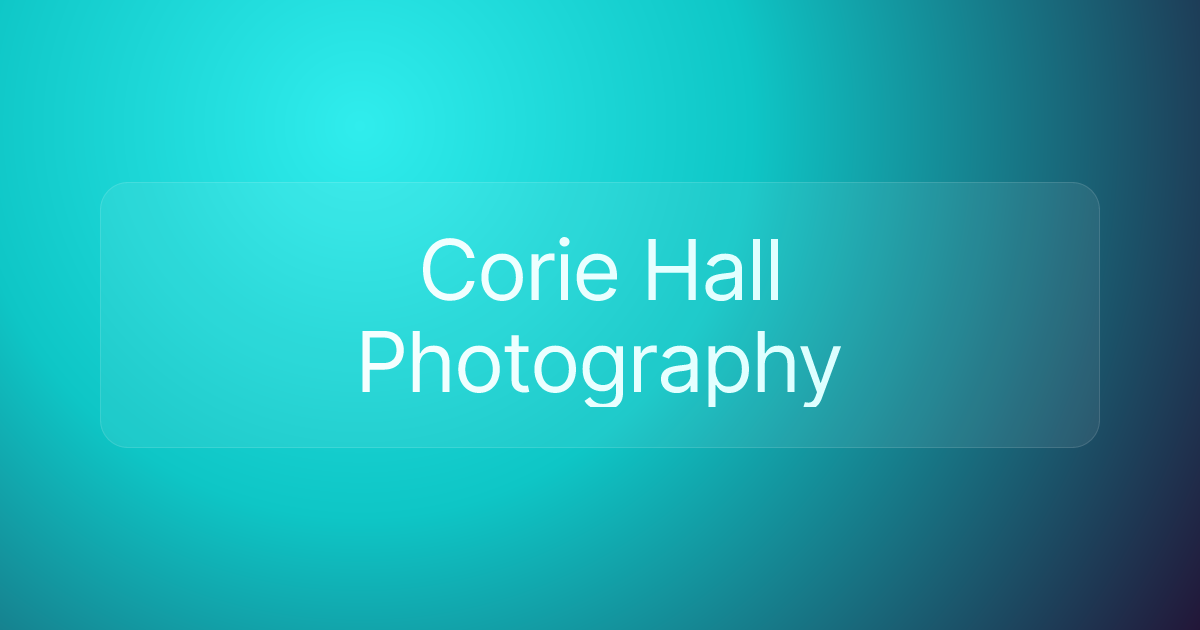 Corie Hall Photography