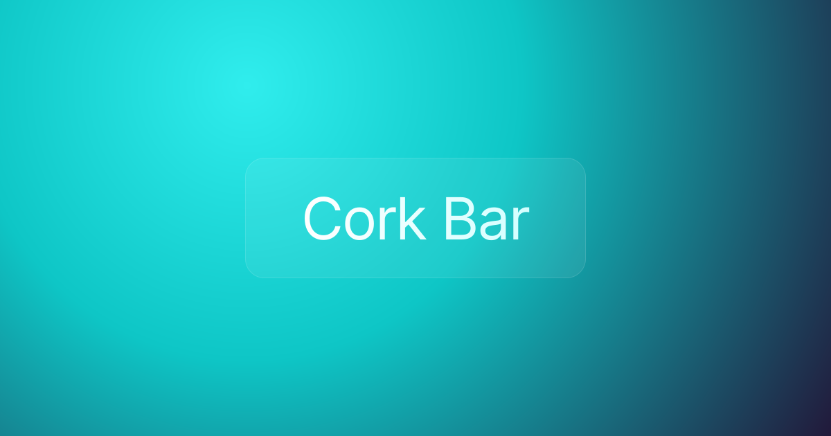 Cork Bar