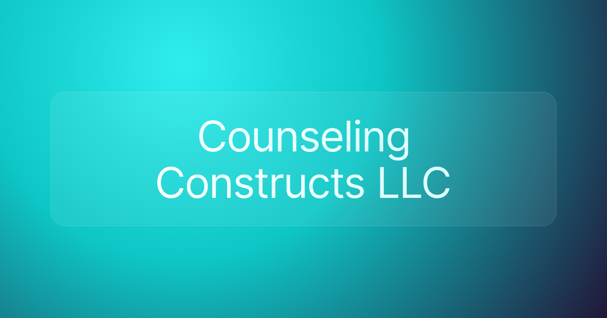Counseling Constructs LLC