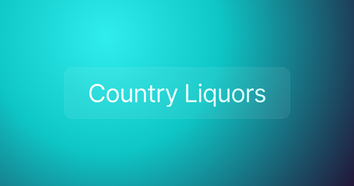 Country Liquors