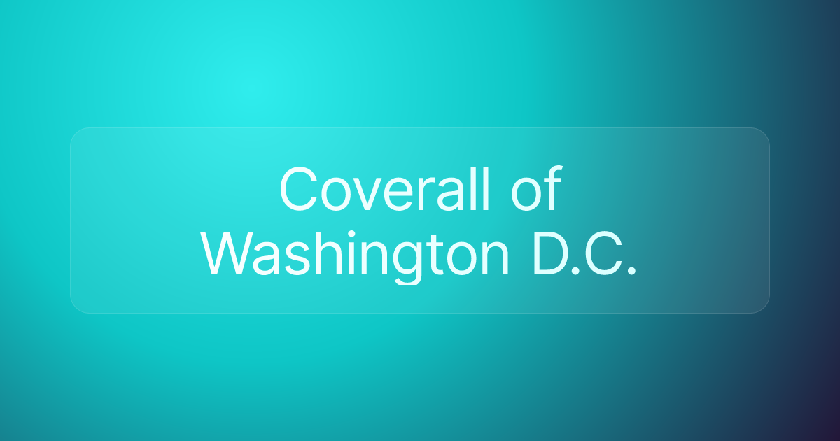 Coverall of Washington D.C.