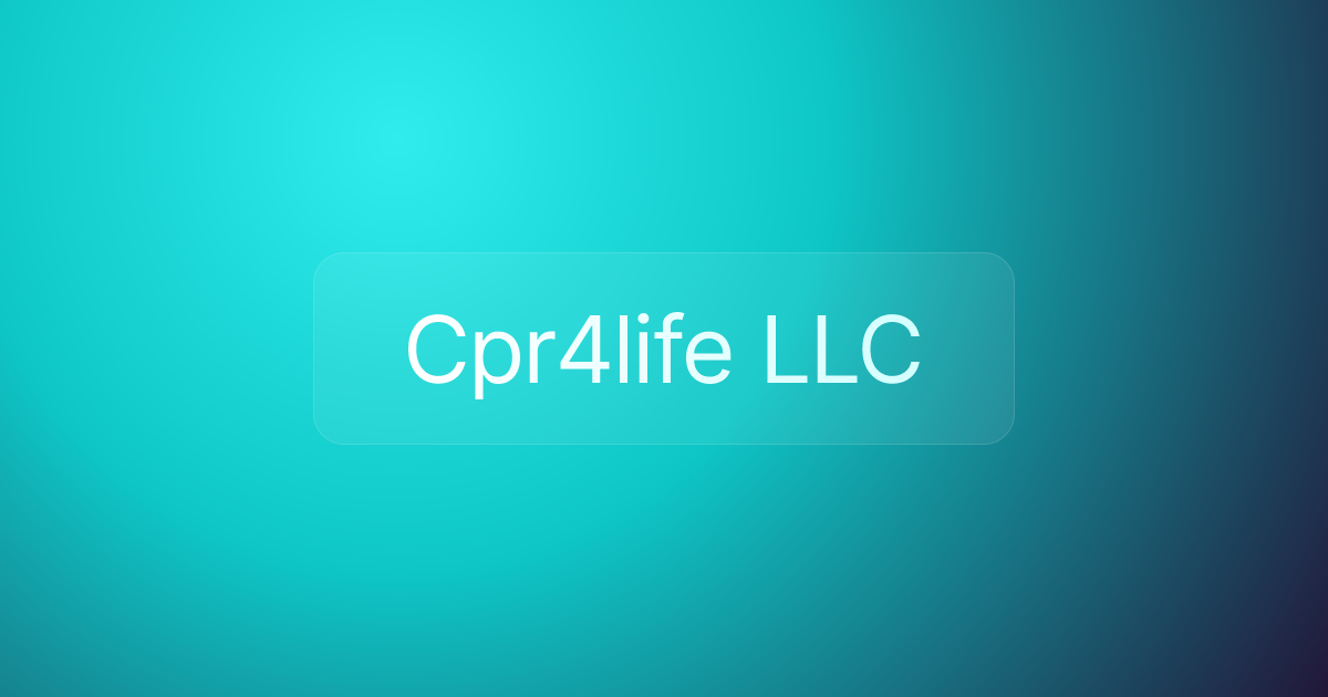 Cpr4life LLC