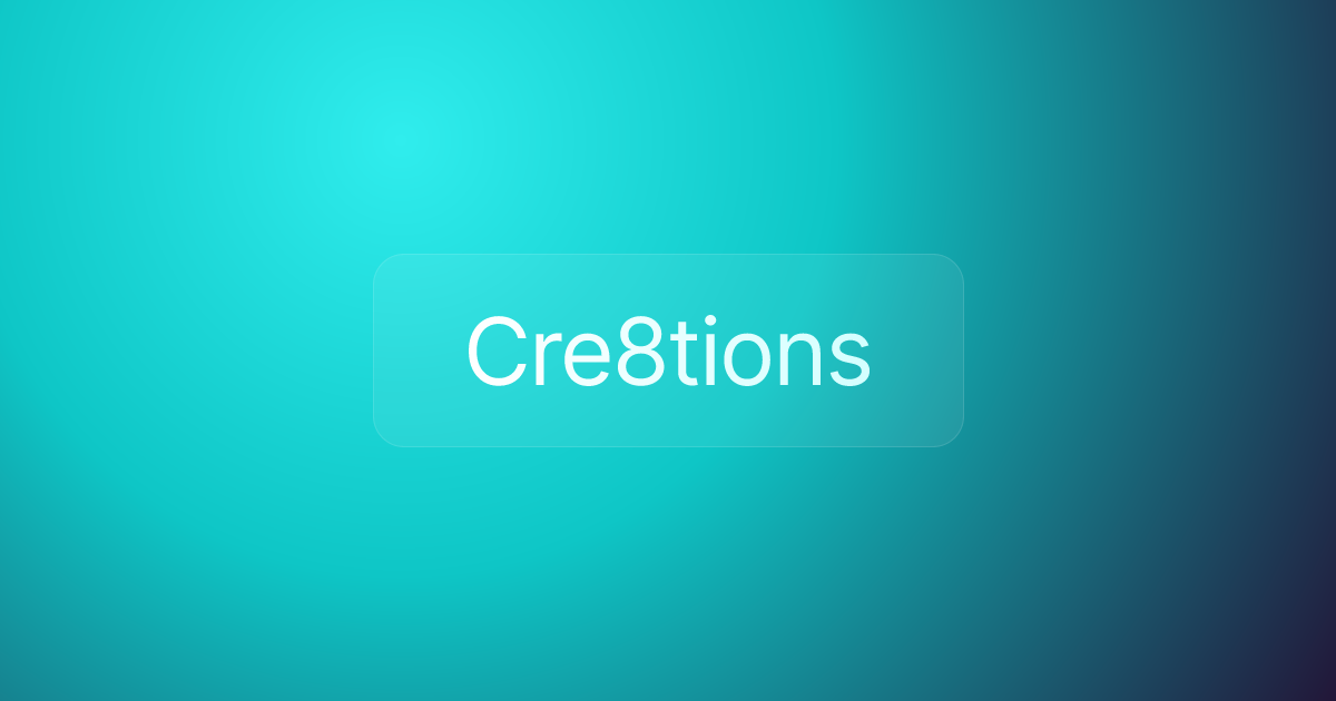 Cre8tions