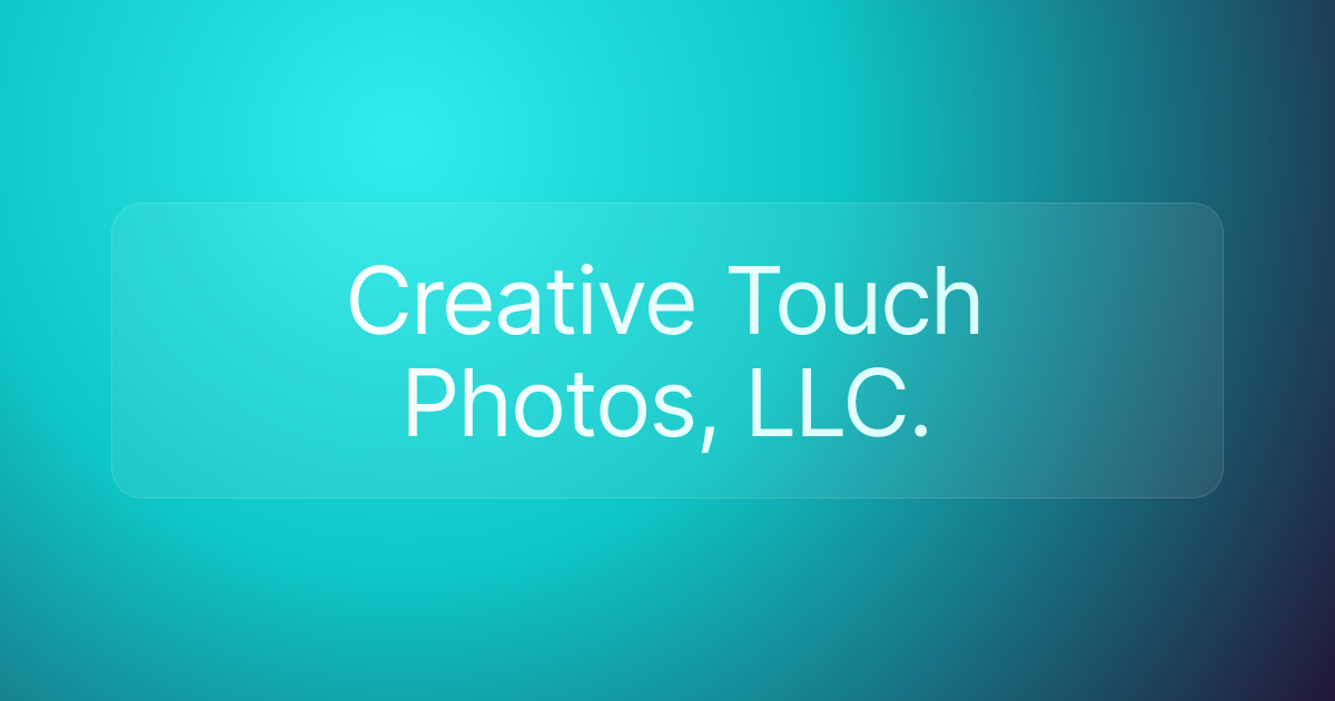 Creative Touch Photos, LLC.