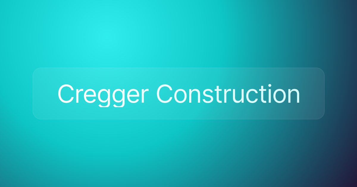 Cregger Construction
