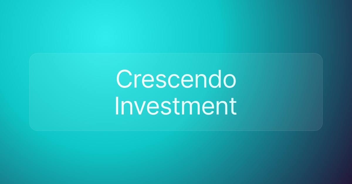 Crescendo Investment