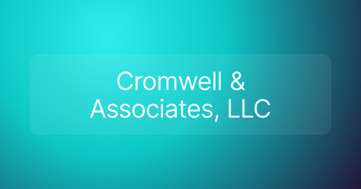 Cromwell & Associates, LLC