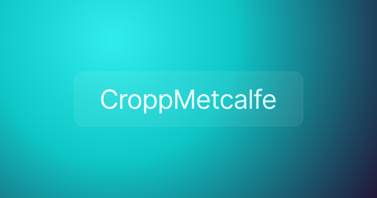 CroppMetcalfe